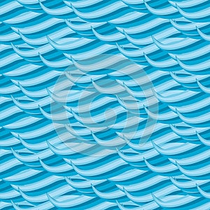 Seamless repeating background from abstract sea waves