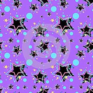 Seamless repeating background from stars