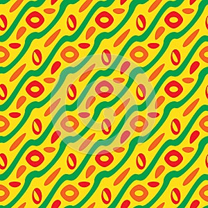 Seamless repeating ethnic pattern