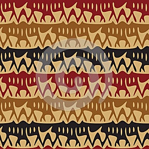 Seamless repeating ethnic pattern