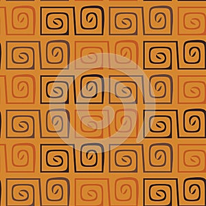 Seamless repeating ethnic pattern