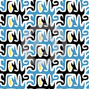 Seamless repeating ethnic pattern