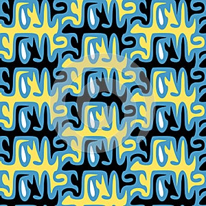 Seamless repeating ethnic pattern