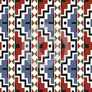 Seamless repeating ethnic pattern