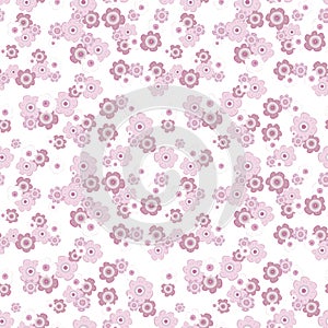 Seamless repeating floral background