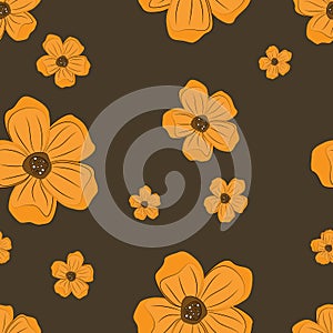 Seamless repeating floral background. Floral pattern