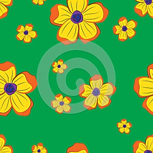 Seamless repeating floral background. Floral pattern