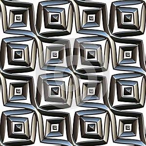 Seamless Repeating Metal Pattern Tile