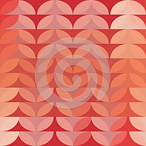 Seamless repeating pattern of halfcircles