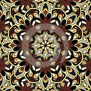 Seamless repeating pattern from the mandala