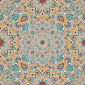Seamless repeating pattern from the mandala