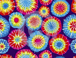 Seamless Repeating Tie Dye Background