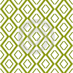 Seamless Retro Geometric Tile Pattern