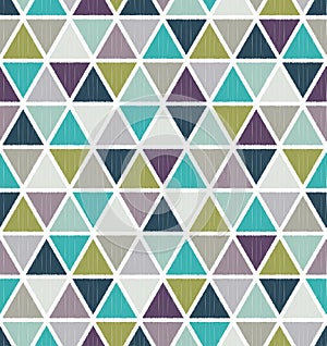 Seamless retro geometric triangle tiles wallpaper