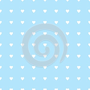 Seamless retro pattern hearts. Vector