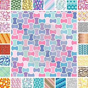 Seamless retro patterns