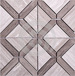 Seamless retro style marble Mosaic pattern
