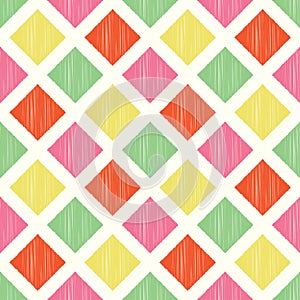 Seamless rhombus textured pattern