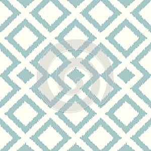 Seamless rhombus tiles aqua pattern photo