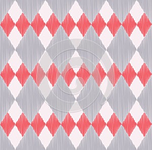 Seamless rhombus tiles geometric pattern