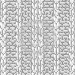 Seamless Ribbing Stitch pattern.