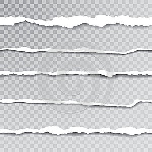 Seamless ripped paper