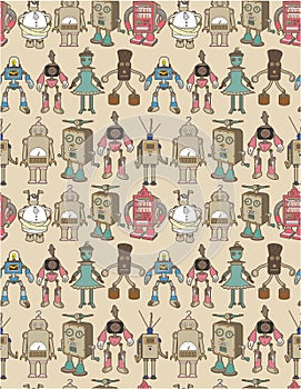 Seamless robot pattern