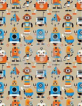 Seamless Robot pattern
