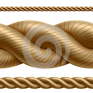 Seamless rope divider