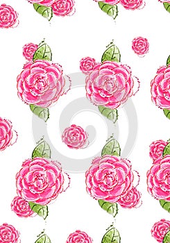 Seamless rose background