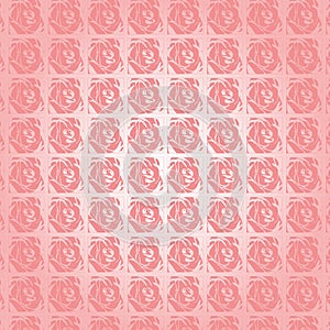 Seamless roses pattern