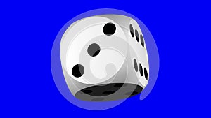 Seamless rotating dice