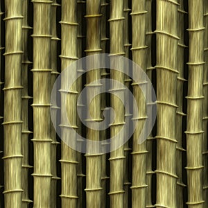 Seamless roughage bamboo pattern