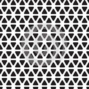 Seamless rounded triangle pattern background