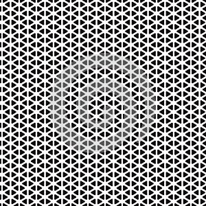 Seamless rounded triangle pattern background