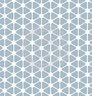 Seamless rounded triangle pattern background