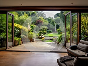 Seamless Sanctuary: merging Indoor luxury with an exotic outdoor embrace