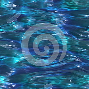 Seamless sapphirine water pattern