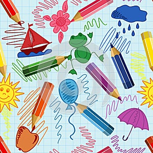 Seamless school background