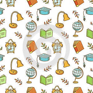 Seamless school pattern