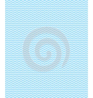 Seamless sea pattern. Light blue waves on white