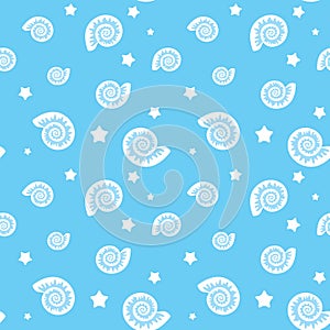Seamless Seashell Pattern