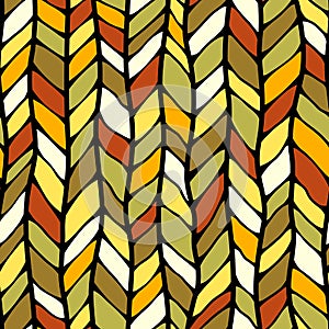 Seamless sennit pattern. Vector multicolored texture photo