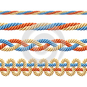Seamless set of rope elements