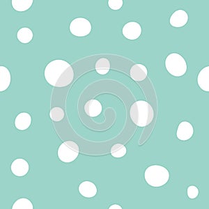 Seamless simple dots pattern, vector background