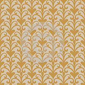 Seamless simple floral pattern
