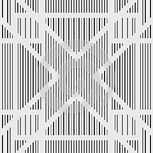 Seamless simple lines geometric pattern