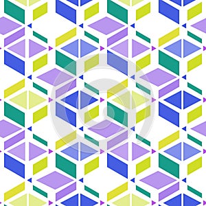 Seamless simple retro geometrical pattern