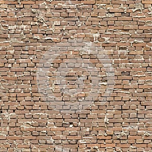 Seamless sloppy Brick Wall