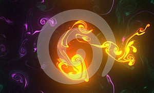 Seamless smoke background 128